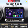 8-Kern Carplay Android 13 Autoradio Für SEAT IBIZA 6j 09-2013 GPS Navi 4G FM BT