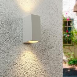 Außenleuchte UP&DOWN Light eckig für GU10 weiß Wandlampe Wandleuchte Leuchte