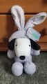 Hallmark Peanuts Snoopy 11"" Plüschtier in Lavendel Ostern Hase Kaninchen Kostüm mit Etikett