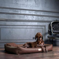 tierlando® Orthopädische Hundematratze CLIFFORD LATEX-Matratzenkern Kunstleder