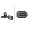 Sensor, Raddrehzahl HELLA 6PU 010 039-991 für AUDI SEAT SKODA VW, Vorderachse