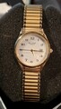 Regent Damen Uhr Analog Quarz Metall Flexband goldfarben NEU in OVP