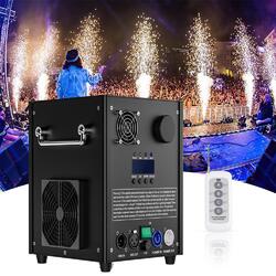 1/2x 700W Cold Spark Machine mit Flight Case DMX Sparkular Funkenmaschine DJ Bar