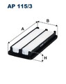 Filtron AP 115/3 Luftfilter für ABARTH  passend für FIAT MAZDA Luftversorgung