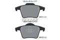 TEXTAR Bremsbelagsatz Scheibenbremse 2401101 für VOLVO XC90 275 1 VAN AWD