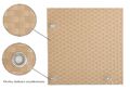 Rattan Art Polyrattan Balkonsichtschutz m. Metallösen-Beige 0,9 x 3m Zaunblende