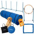 Agility Training Set für Hunde mit Hürde Tasche Tunnel und Ring Hundetraining