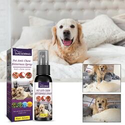 Anti Chew Spray Stop Dog Biting Chewing Gnawing Bitter 50ml For Pet N3J5