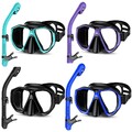 Schnorchelset Erwachsene Schnorcheln Set mit Taucherbrille und Dry Schnorch
