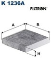 FILTRON K1236A Filter für Innenraumluft Innenraumfilter Filter Innenraum 
