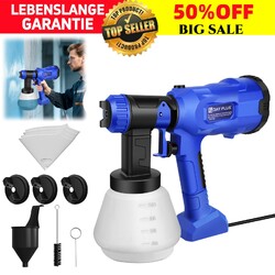 Farbsprühsystem Wandfarbe Lacke 1000ML Farbsprühgerät Elektrische Spritzpistole