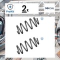 2x ORIGINAL® Meyle 100 639 0040 Fahrwerksfeder Vorne für Audi A3 A3 Sportback