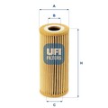 Ölfilter UFI 25.067.00 Filtereinsatz für MERCEDES 414 KLASSE VANEO W168 W169 CDI