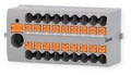 Phoenix Contact Verteilerblock - PTFIX 6/18X2,5-NS35 GY, 24A, 0,14-4mm², grau (3