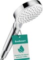 hansgrohe Crometta - wassersparender Duschkopf 9 l/min (EcoSmart), Handbrause mi