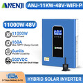 11000W Solar-Wechselrichter On+Off Grid Hybrid 2*MPPT 160A 230V 48V Parallel