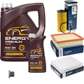 BOSCH Inspektionspaket 6 L MANNOL Energy Premium 5W-30 für BMW 3er Touring F31