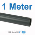 PVC-U Rohr Druckrohr Kleberohr für PVC Fittings PN 16 Bar ohne Muffe - 1 Meter