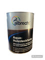 Albrecht Aqua Holzdeckfarbe Wetterschutz Farbe 2,5L