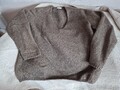 Cinque Strickpullover, XL (passt Gr. 46), Braun mit Lurex