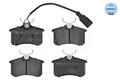 MEYLE Bremsbelagsatz, Scheibenbremse 025 235 5417/W für FORD SEAT VW