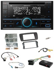 Kenwood CD 2DIN DAB USB Lenkrad Bluetooth Autoradio für Seat Ibiza 08-15 tuam gr