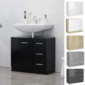 Waschbeckenunterschrank Sonoma Schublade Unterschrank Schrank Badezimmer vidaXL