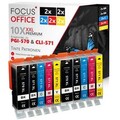 10x XL Druckerpatronen für Canon Pixma MG5700 MG5750 MG5751 MG5752 MG5753 MG7750
