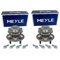 2x MEYLE RADNABE+RADLAGER mit ABS-RING HINTEN passend für HYUNDAI ACCENT SOLARIS