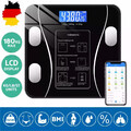 Körperfettwaage Waage Personen Personenwaage digital mit APP, Bluetooth DE Waage