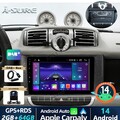 DAB+ 64GB Android 14 Für Smart Fortwo 451 2010-15 Autoradio Carplay GPS Navi Kam