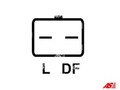 AS-PL (ARE0136) Lichtmaschinenregler, Spannungsregler für OPEL RENAULT VOLVO