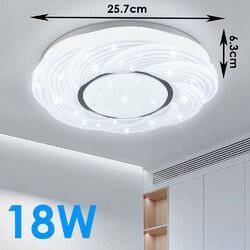 LED Deckenleuchte Deckenlampe Schlafzimmer Bad Wohnzimmer Küche Flur lampe IP44