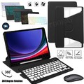 QWERTZ Tastatur mit 360° Hülle für Samsung Galaxy Tab S9 FE 10.9" SM-X510 X516B
