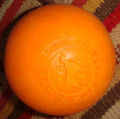Planet Dog Orbee-Tuff Squeak Hundeball orange 8 cm