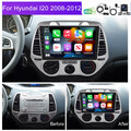DAB+KAM 2+32GB Android13 Autoradio CarPlay GPS Navi BT Für HYUNDAI i20 2008-2011