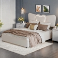 160x200cm Doppelbett Polsterbett Stauraum Bettgestell mit LED USB und Lattenrost