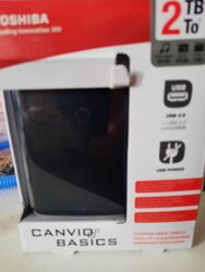 Toshiba Canvio Basics 2TB,Extern,5400RPM (HDTB320EK3CA) Tragbar