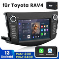 7" Android13 DAB+ Autoradio Für Toyota RAV4 2006-2012 GPS Navi BT WIFI SWC 2+64G
