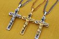 Halskette Kreuz INRI Glaube Jesus Religion UNISEXKETTE Modeschmuck Geschenk