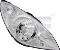 TYC Scheinwerfer für Hyundai i20 I PB 08-12 Links Fahrerseite 20-12176-05-2