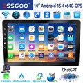 10" 2 DIN ChatGPT 4+64G Android 15 Carplay Autoradio GPS Navi RDS WiFi BT Kamera