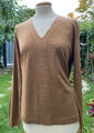  s.Olive   Damen Pullover kuschelweich Gr 44 hochwertig Strick Feinstrick Pulli 