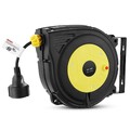 Automatik Kabeltrommel Kabelbox Kabelaufroller Verlängerungskabel Kabel 10m + 3m