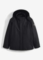 Winter-Funktionsjacke mit Kapuze Gr. 60 Schwarz Herren Jacke Mantel Parka Neu*