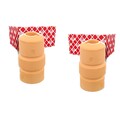 2X FEBI BILSTEIN PU (POLYURETHAN) ANSCHLAGPUFFER VORNE PASSEND FÜR AUDI 100 200