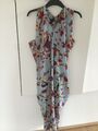 strandkleid lindex XS vogel blumen print boho blogger krepp urlaub