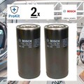 2x ORIGINAL® Bosch Ölfilter für Fiat Series 190 Daf F 1700 F 1900 F 2800 F
