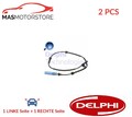 ABS SENSOR DREHZAHLFÜHLER PAAR VORNE DELPHI SS20547 2PCS I FÜR BMW X3,E83