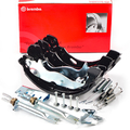 BREMBO S24548 Bremsbacken + Federnsatz Nachsteller für FORD FIESTA VI KA+ III